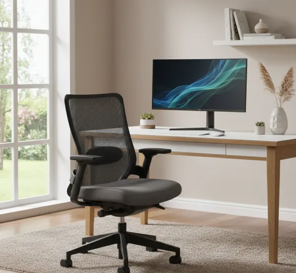 Jaki fotel ergonomiczny z siatki zapewni wsparcie lędźwi?
