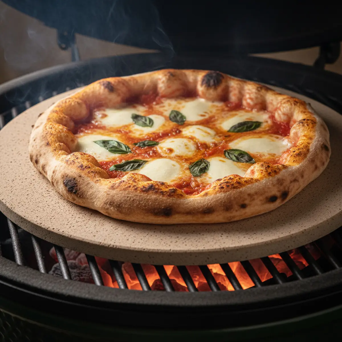 Czy kamień do pizzy na grilla zapewni chrupiące ciasto?