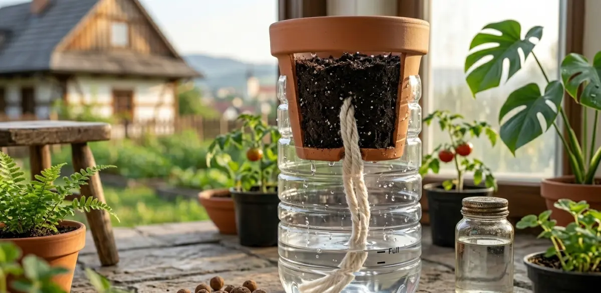 Jak wykonać donice z systemem knota i nawadnianiem DIY?