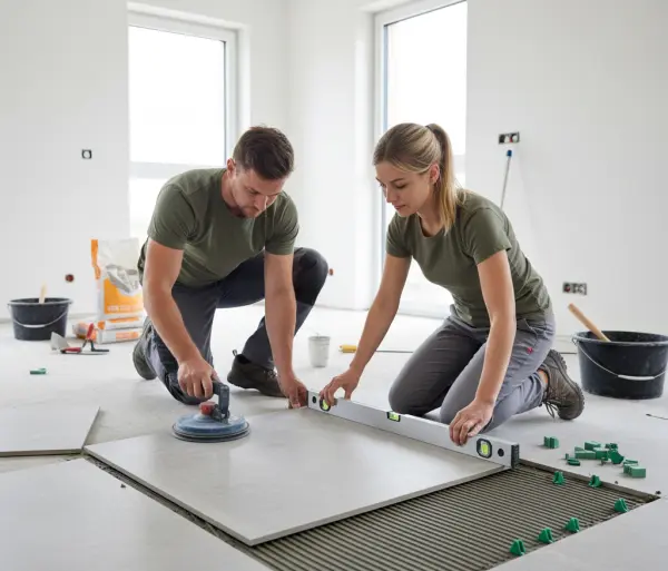 Jak układać płytki wielkoformatowe i gres 120x60 bez błędów?